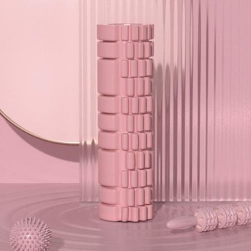 廠家直銷eva空心瑜伽柱肌肉放松塑形狼牙棒普拉提泡沫軸滾軸