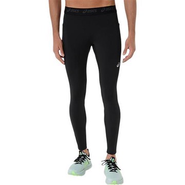 Asics 亞瑟士 緊身長褲 男裝 快乾 口袋 反光 黑 2011D454-001