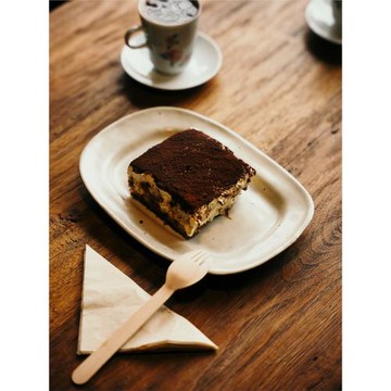 伍杯日式純色平盤長方形菜盤文藝復古粗陶餐盤早餐盤沙拉盤侘寂