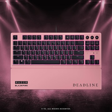 Razer ORNATA V3 TENKEYLESS Blackpink Edition聯名款雨林狼蛛電競鍵盤(英文)