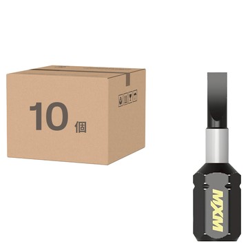 MXM TOOLS 抗衝擊單頭一字起子頭  10個