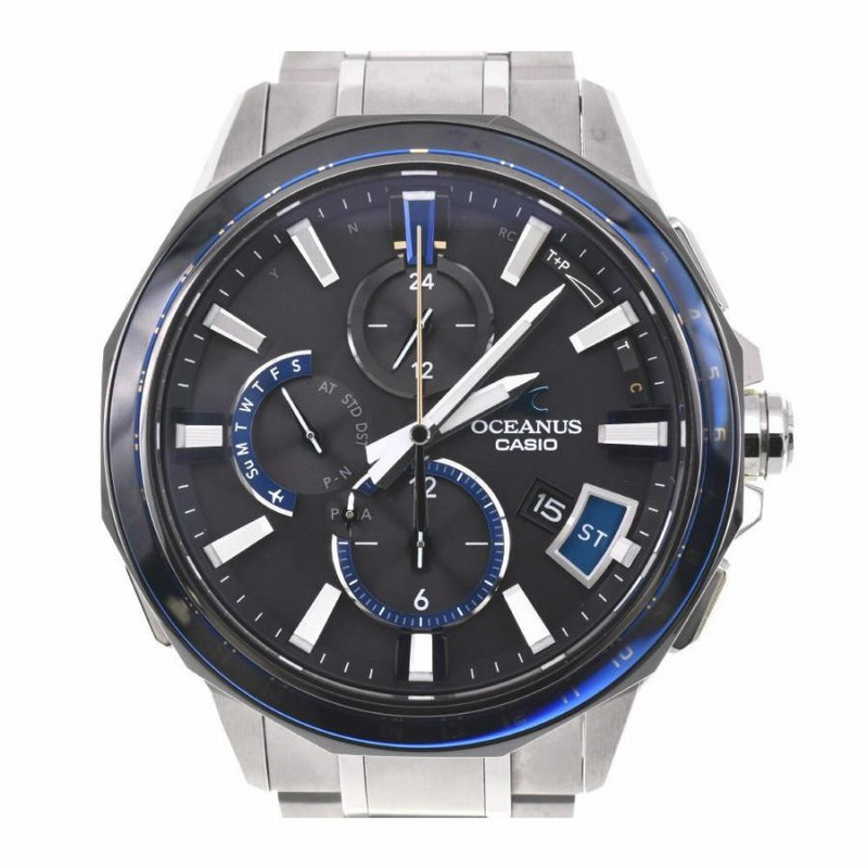 △ ☆美品【CASIO】カシオ オシアナス OCW-G2000 チタン ソーラー電波 