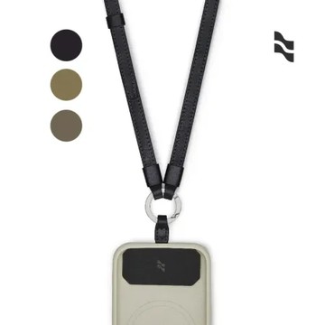 橄欖綠 【領券再享優惠】LOJEL ILOJ (真皮)手機背帶式掛繩