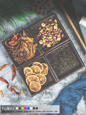 實木托盤復古風拍照道具長方形做舊木質茶盤復古美食餐盤拍攝攝影