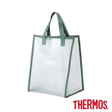 【THERMOS膳魔師】森活綠境 霧松綠透明購物袋( Y-BTP-MPG)
