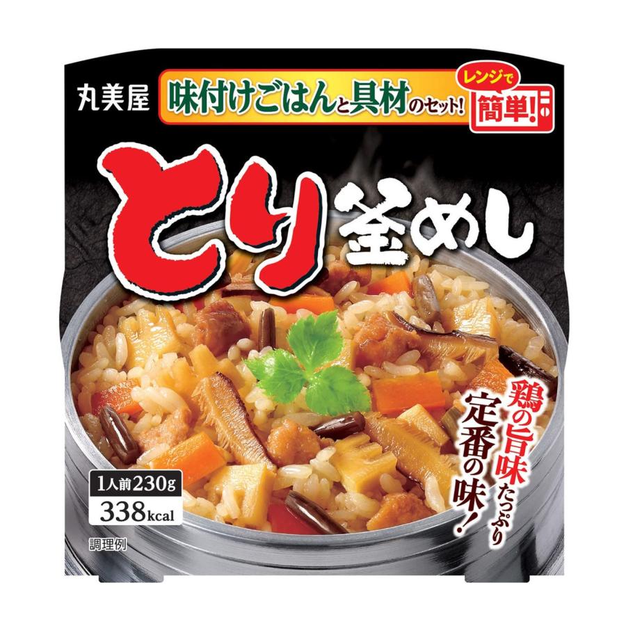 丸美屋 レンジで簡単! とり釜めし 味付けごはん付き 230g×6個