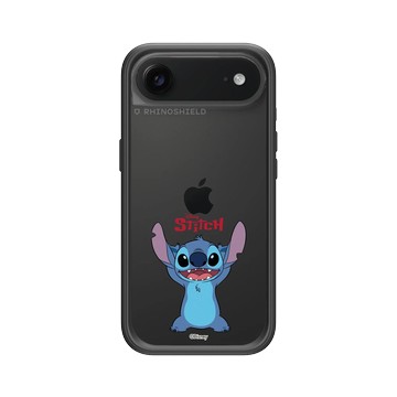 iPhone Air Mod NX -邊框背蓋組合 (相機按鈕) 黑 - 迪士尼-史迪奇 Disney Stitch - 經典系列-Aloha！