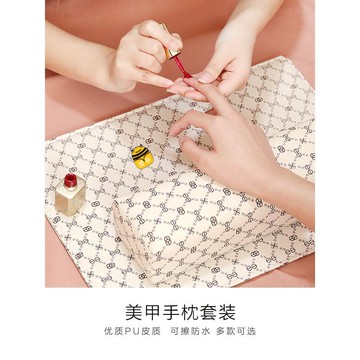 免運🌱美甲墊子新款高檔手枕手墊日系網紅小清新可愛歐式手枕套裝可拆洗ｓｕｐ