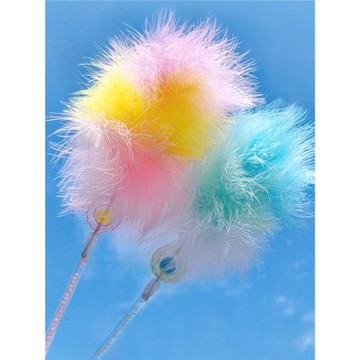 逗貓棒仙女棒加量羽毛柔軟貓咪鈴鐺互動消耗體力貓玩具寵物用品