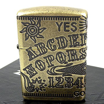 ZIPPO 美系~Ouija Board-通靈板圖案設計