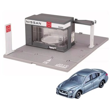 TAKARA TOMY 新城鎮 Nissan展示中心 附小車 TW91333  1套