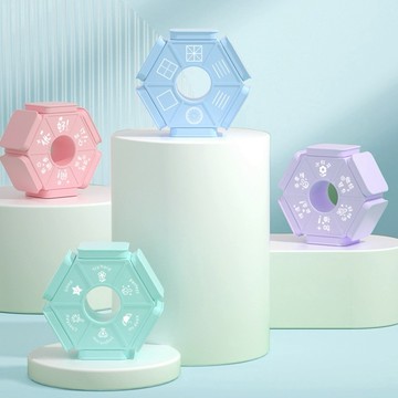 【STU】原創 清新色 六面多功能學習兒童印章 學習印章 田字格印章 六角印章 英文印章