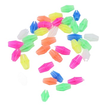 【Lixada】36 件自行車輪輻珠塑料兒童彩色夾子自行車裝飾配件長