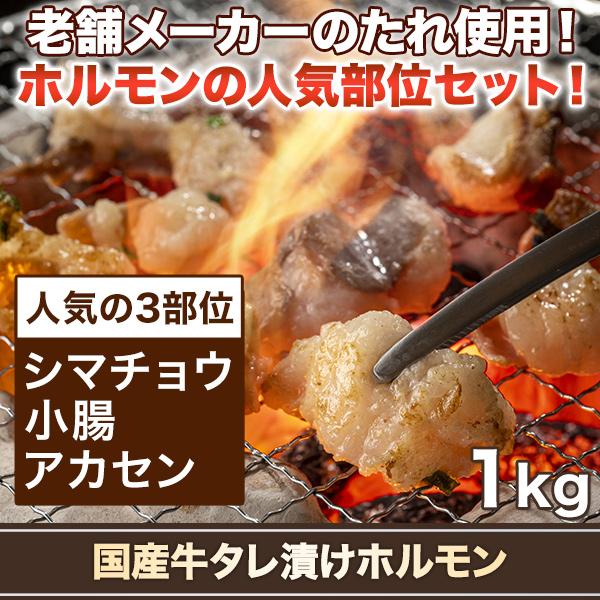 快適生活 国産牛たれ漬けホルモン 1kg