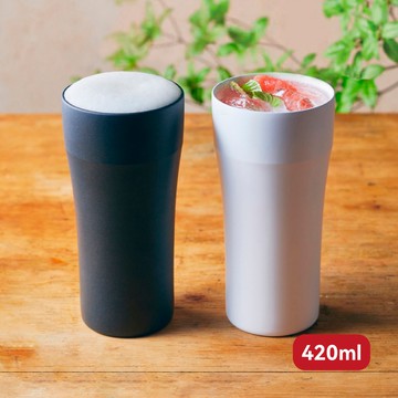 【KYOCERA 京瓷】日本京瓷 陶瓷塗層保溫杯/隨行杯 420ml(原廠總代理)