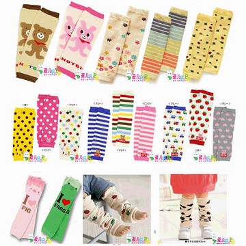 【DP108】shiny藍格子-嬰幼館．兒童寶寶學爬長襪套/護膝多款(隨機出貨)