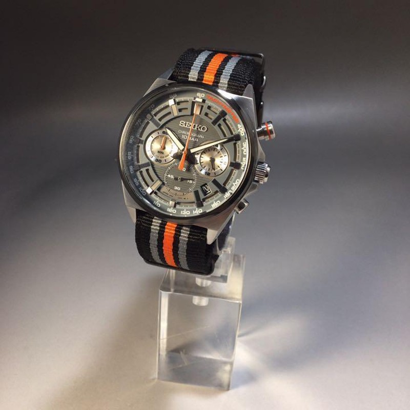 定価45000円定価4.5万 SEIKOセイコー ソーラー腕時計 v158-hac0 ...