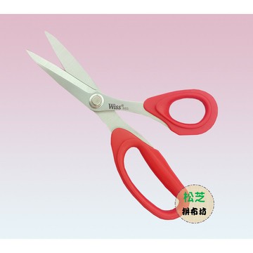 【松芝拼布坊】拼布縫紉必備用品 台灣品質 8吋紅柄 拼布剪刀 裁布剪刀 8BS