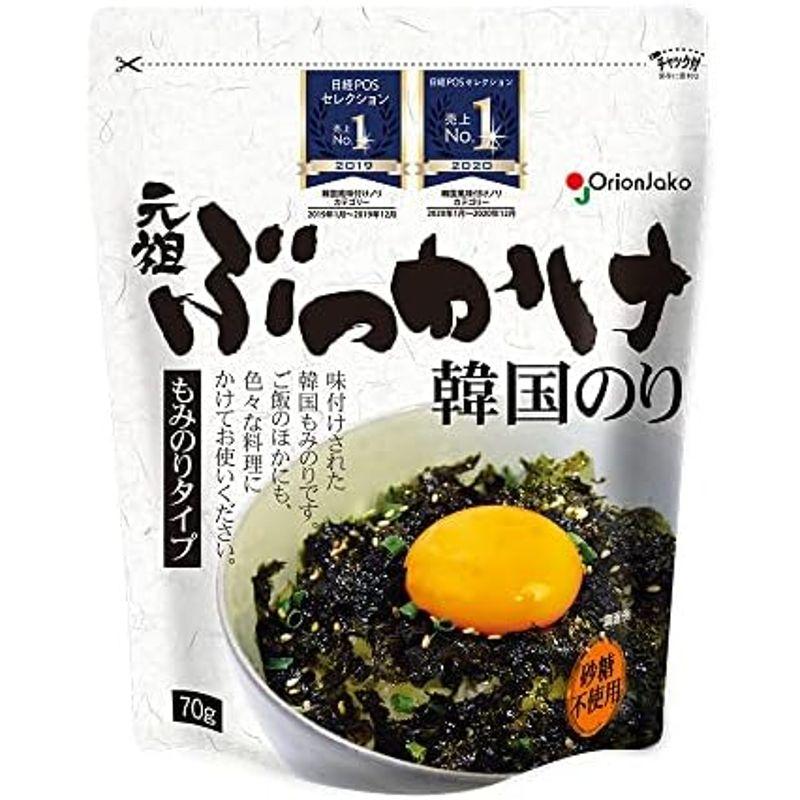 オリオンジャコー ぶっかけ韓国のり もみのりタイプ 70g ×3袋