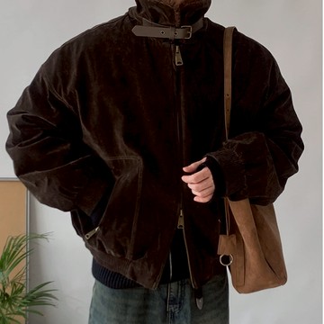 【Metanoia】🇰🇷韓製 天鵝絨野馬夾克外套