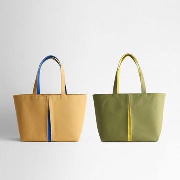 KOSHO ougi pleats 帆布托特包 YH 女款 男款 帆布 原創 日本製 京都 輕量 內襯 按扣 A4 尺寸適用