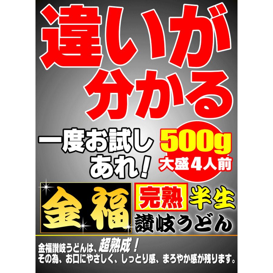 送料無料 うどん 金福完熟 讃岐うどん 4人前セット ネコポス お試し 讃岐 送料無 食品 激安 さぬきうどん 香川県産 半生