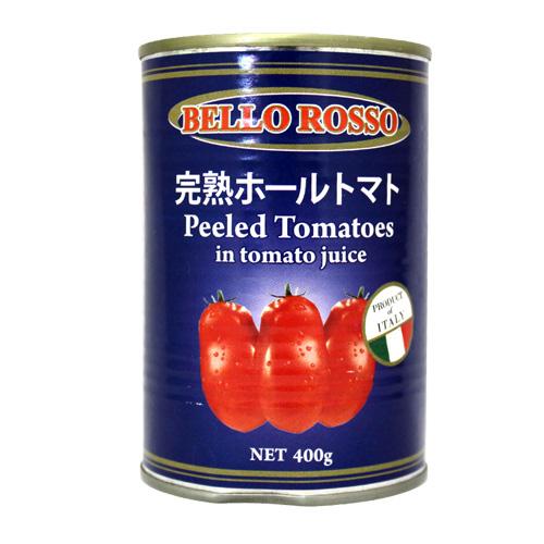 ホールトマト缶 400g×48缶 PEELED TOMATOES トマト トマト缶 ホール ホールトマト 缶詰 完熟トマト