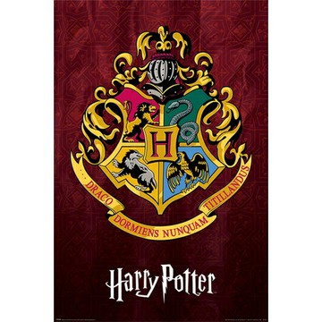 【哈利波特】 霍格華茲校徽 英國進口海報 Harry Potter 居家裝飾 牆壁裝飾