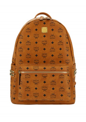 Mcm - Stark Visetos Backpack - Womens - Brown
