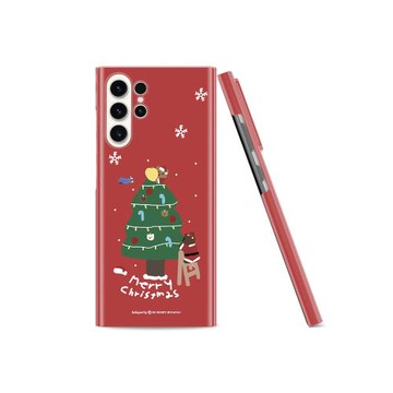 卡通圣誕樹紅適用三星S26Ultra手機殼全包Galaxys25+韓國菲林小眾S24plus高級感S23超好看防摔保護外套女新款