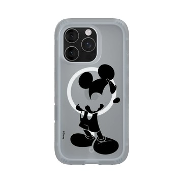 iPhone 16 Pro AirX 流變灰 - 迪士尼-米奇 Mickey - 黑標款-米奇只有黑色