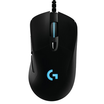 Logitech G 羅技G G403 HERO 有線電競滑鼠 輕巧結構設計 靈活調整 適用於遊戲/音頻/螢幕驅動 追蹤速度超過400 IPS  M-U0049  黑色