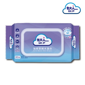 【包大人】濕紙巾（80抽*24包/箱購） 加厚型純水濕巾 無酒精｜維達官方旗艦店