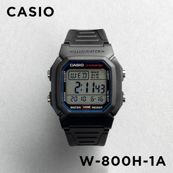 並行輸入品 10年保証 日本未発売 CASIO STANDARD MENS カシオ スタンダード W-800H 腕時計 時計 ブランド メンズ チープ  チプカシ デジタル 日付 防水 LINEショッピング