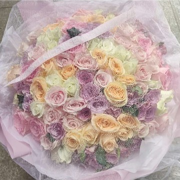 【依織IORI Boutique Florist】~99朵玫瑰花束 鮮花玫瑰