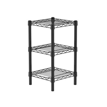特力屋 烤漆三層架寬33*深33*高60公分(黑)