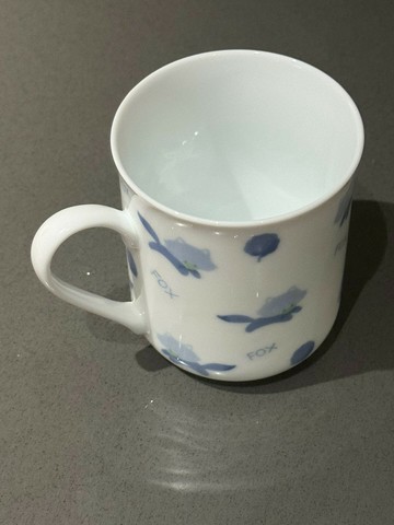 中古 小狐貍 卡通 馬克杯
