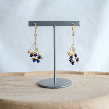 Sui (Lapis Lazuli)　wire accessory
