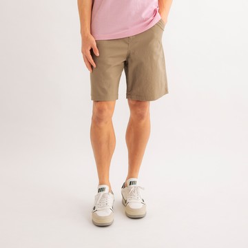 【Arnie】男裝-工裝寬版休閒短褲-卡其色