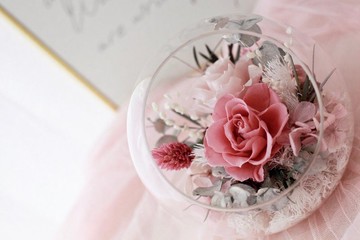 永生花微景玻璃球  送禮 居家擺設 生日禮物  永生花