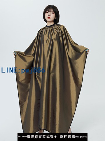 【台灣公司】理發圍布美發圍布加大剃頭圍裙剪發圍布專業發廊成人家用白色黑色