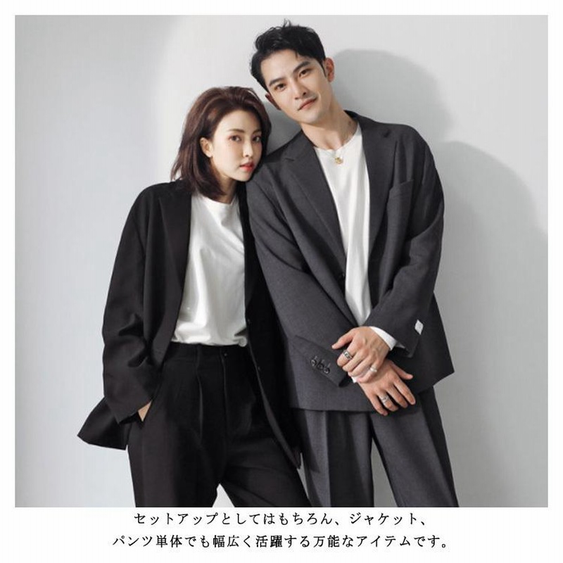セットアップ 七分丈 スーツ ノーカラー ジャケット パンツ 韓国 楽天市場】【50％OFF値下げ】レディースノーカラーセットアップ