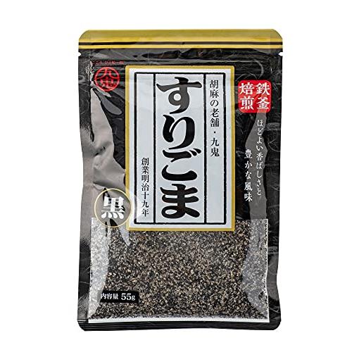 九鬼産業 九鬼 すりごま黒 55g ×10袋