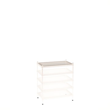 [客尊屋]粗管/沖孔/45x75x90hcm 白騎士沖孔 五層架白騎士