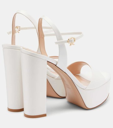 Gianvito Rossi Marlena satin platform sandals