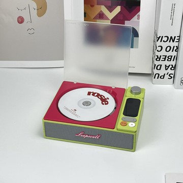 巴音盒跨境熱銷復古cd機便攜式雙向藍牙隨聲聽光盤音樂播放器禮物【北歐家居生活】