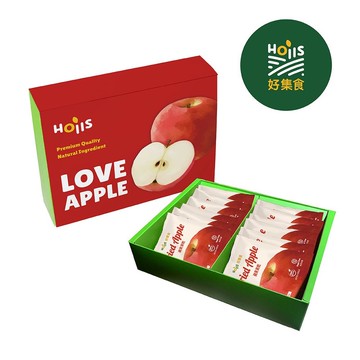 【春節禮盒】好蘋安軟Q蘋果乾12入禮盒送禮品袋【Hoiis好集食】