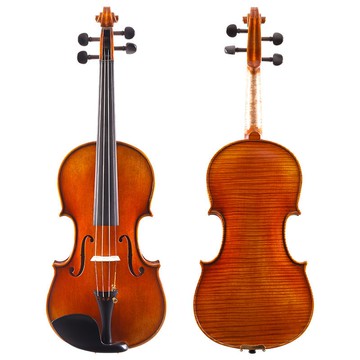 公司貨 免運開發票 QV301H學院演奏小提琴 手工獨板虎紋大師親制虎紋小提琴