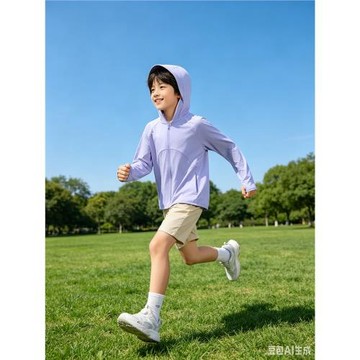 蕉下兒童防曬衣男女童AS984吸濕速干薄款冰絲涼感海邊寶寶防曬服