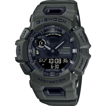 CASIO 卡西歐 G-SHOCK 運動生活藍芽多功能手錶-墨綠 GBA-900UU-3A